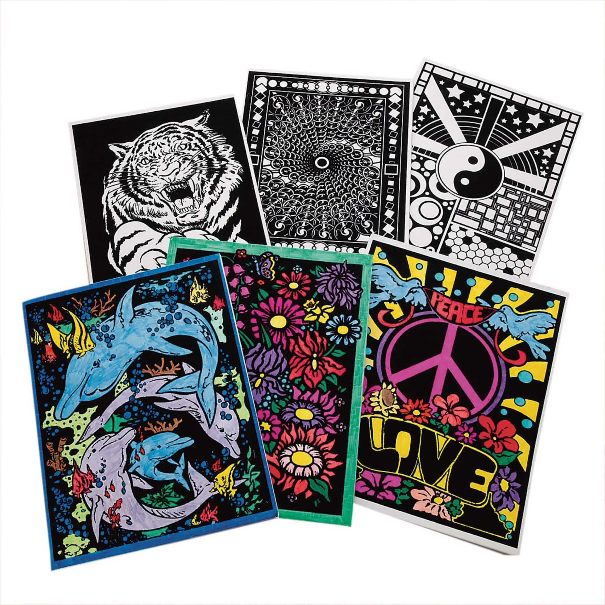 S&S® Worldwide Velvet Art Folders, 6ct.